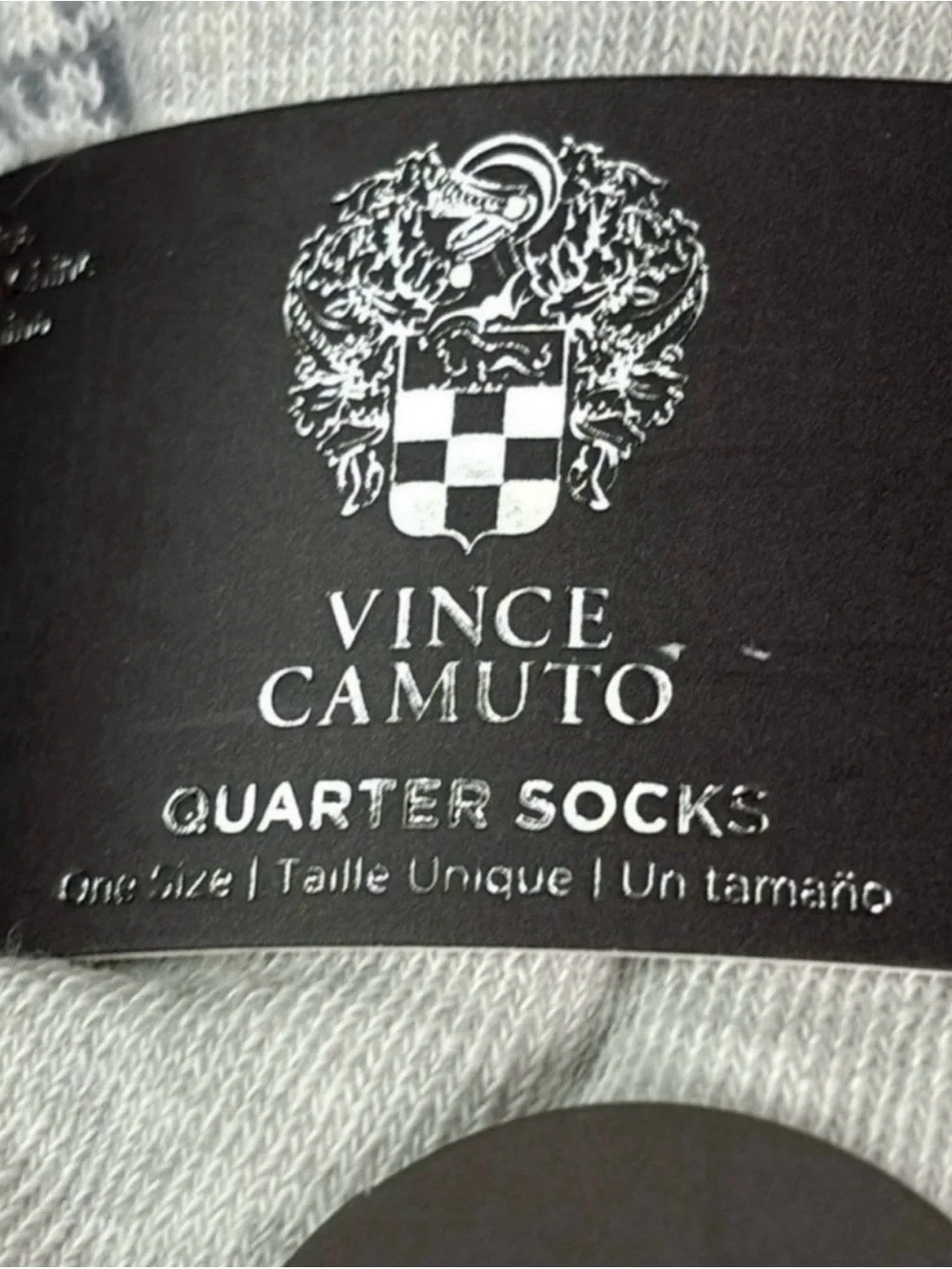 New Vince Camuto Socks Women’s 8 Pair Gray & White Quarter Casual Activewear